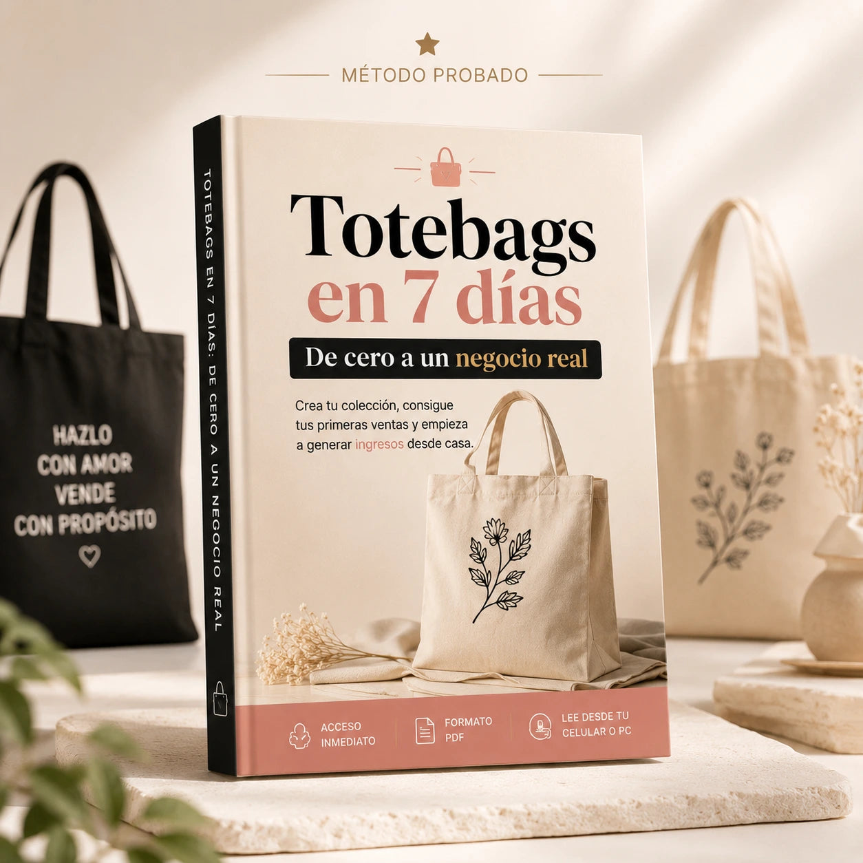 Totebags en 7 días: De cero a un negocio real