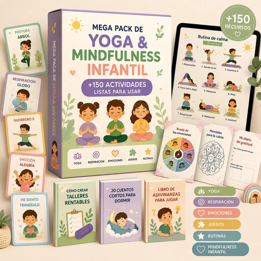 Yoga & Mindfulness Infantil: +150  Actividades Listas Para Usar